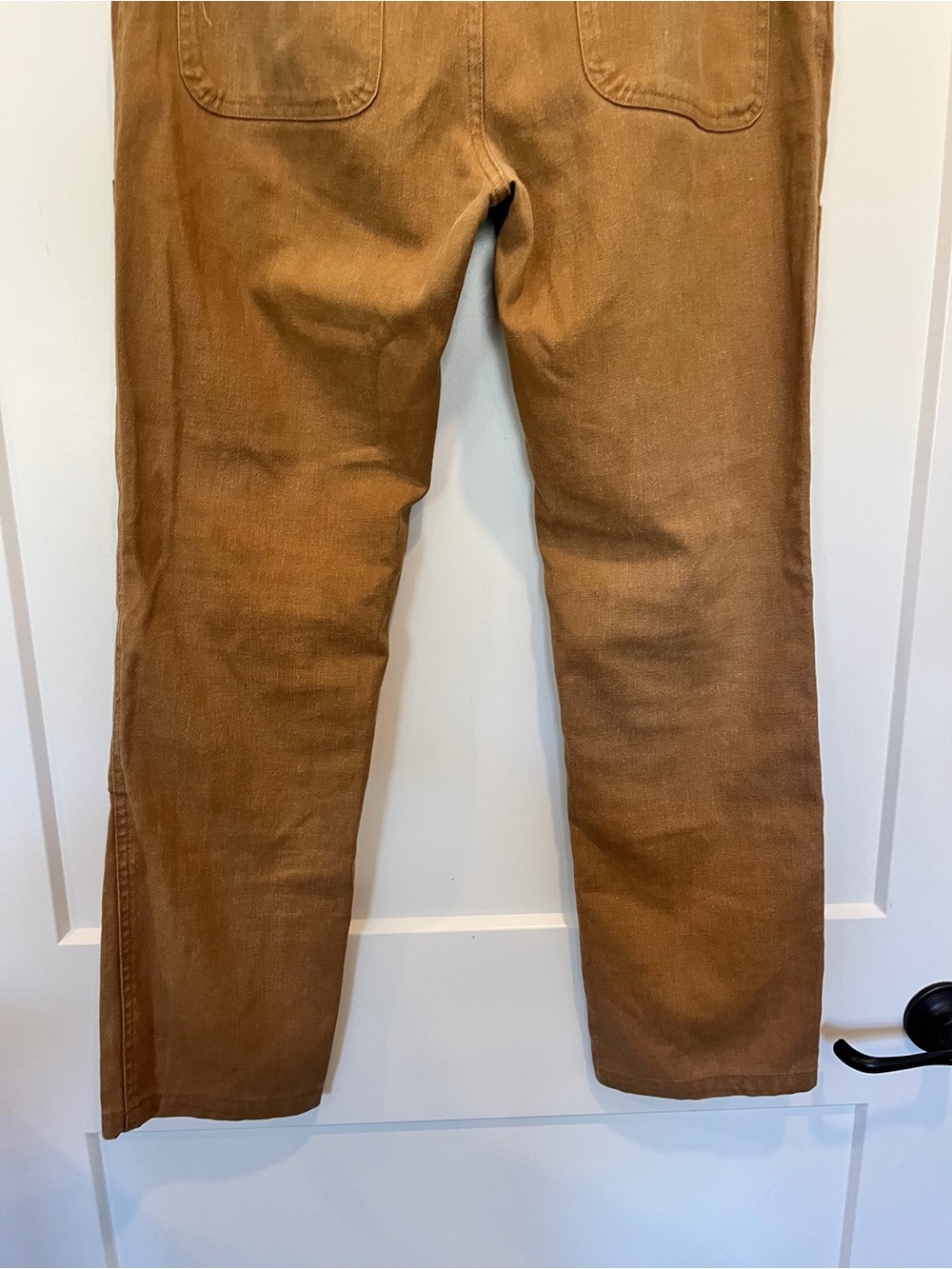 TAYLOR STITCH The Chore Pant in Tobacco Tuff Duck size 31 - Picture 8 of 13